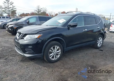 2015 Nissan Rogue Sv from USA, damaged, VIN KNMAT2MV2FP501243